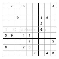 Play evil daily sudoku number 1602086