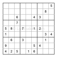 Play evil daily sudoku number 1610463
