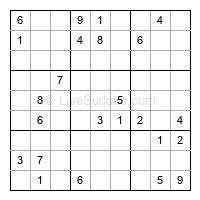 Play evil daily sudoku number 1611180