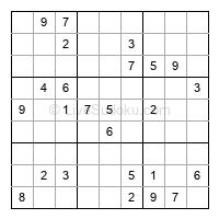 Play evil daily sudoku number 1622637