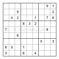 Play evil daily sudoku number 1624754