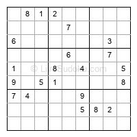 Play evil daily sudoku number 1628436