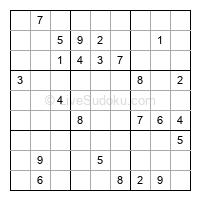 Play evil daily sudoku number 1644727