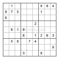 Play evil daily sudoku number 1659911