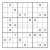 Play evil daily sudoku number 1717366