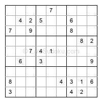 Play evil daily sudoku number 1717550