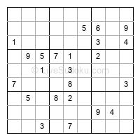 Play evil daily sudoku number 1730203