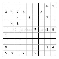 Play evil daily sudoku number 1738846