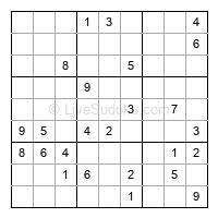 Play evil daily sudoku number 1754116