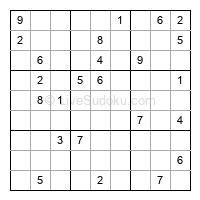 Play evil daily sudoku number 1771211