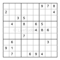 Play evil daily sudoku number 1771330