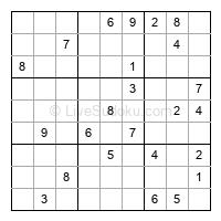 Play evil daily sudoku number 1789627