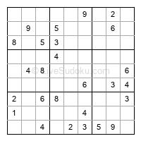 Play evil daily sudoku number 1794021