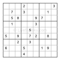 Play evil daily sudoku number 1797584