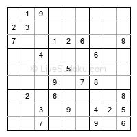 Play evil daily sudoku number 1819361