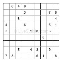 Play evil daily sudoku number 1822773