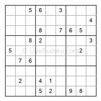 Play evil daily sudoku number 1839315