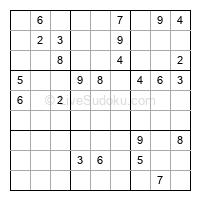 Play evil daily sudoku number 1869264