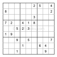 Play evil daily sudoku number 1872112