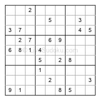 Play evil daily sudoku number 1874019