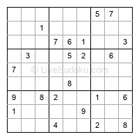 Play evil daily sudoku number 1877451