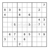 Play evil daily sudoku number 1893167