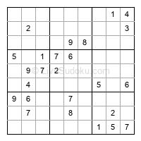 Play evil daily sudoku number 1901622