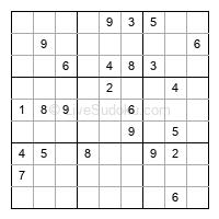 Play evil daily sudoku number 1937107