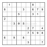 Play evil daily sudoku number 1962605
