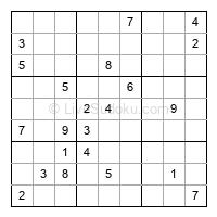 Play evil daily sudoku number 1989860