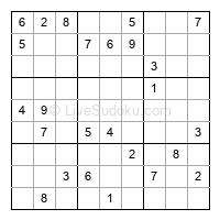 Play evil daily sudoku number 1991200