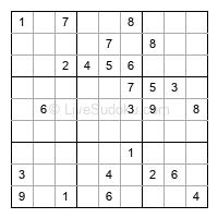 Play evil daily sudoku number 1994487