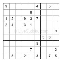 Play evil daily sudoku number 1997351