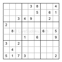 Play hard daily sudoku number 1000994
