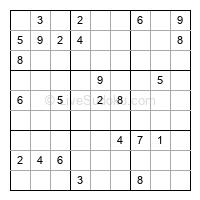 Play hard daily sudoku number 1006694