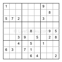 Play hard daily sudoku number 1011835