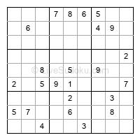 Play hard daily sudoku number 1022295