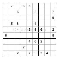 Play hard daily sudoku number 1024147