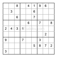 Sudoku gratuito online. imprimir Sudoku #956.