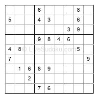 Play hard daily sudoku number 1043433