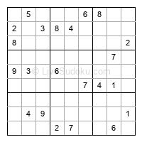 Play hard daily sudoku number 1048739