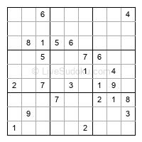 Play hard daily sudoku number 1053339