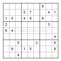 Play hard daily sudoku number 1063487