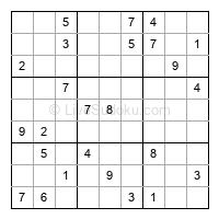 Play hard daily sudoku number 1067643