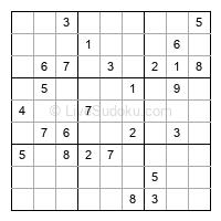 Play hard daily sudoku number 1083823