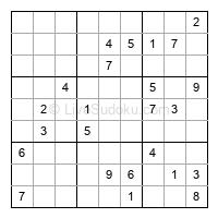 Play hard daily sudoku number 1089243