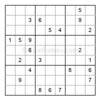 Play hard daily sudoku number 1090191