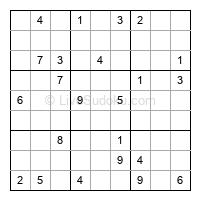 Play hard daily sudoku number 1091789