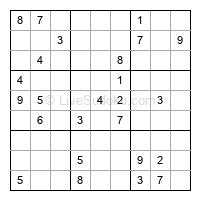 Play hard daily sudoku number 1093729