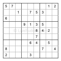 Play hard daily sudoku number 1095332